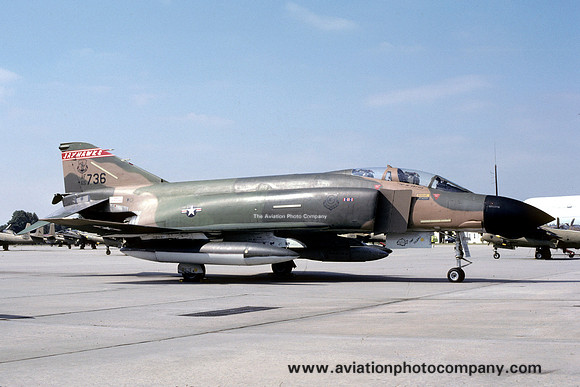 USAF Kansas ANG 127 TFS McDonnell F-4D Phantom 65-0736 (1981)
