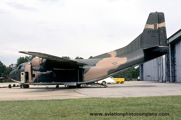 USAF Reserve 502 TAS Fairchild C-123K 54-0659 (1981)