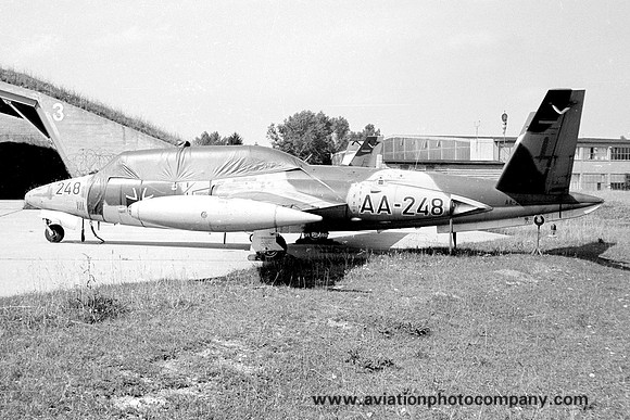 West German Air Force Fouga CM.170 Magister AA-248