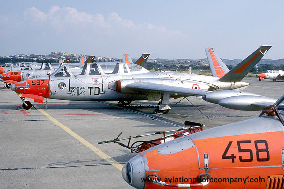 French Air Force GI312 Fouga CM.170 Magister 567/312-TD (1987)