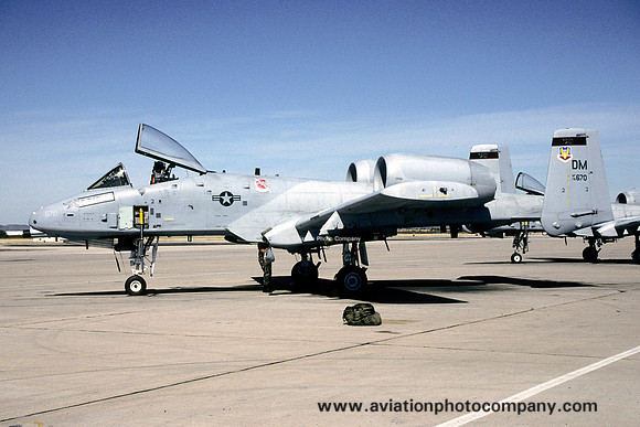 USAF 355 FW 358 FS Fairchild A-10A Thunderbolt 78-0670/DM (2000)