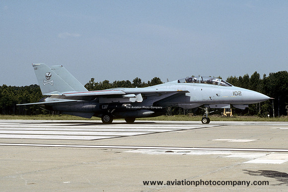US Navy VF-103 Grumman F-14B Tomcat 162691/102 at NAS Oceana (1999)