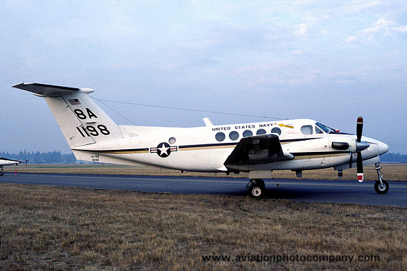 US Navy Atsugi Beech UC-12B Huron 161198/8A (1983)