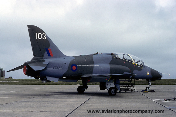 RAF TWU Hawker Siddeley Hawk T.1 XX188 (1978)