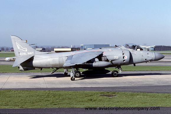 Royal Navy 899 Squadron BAE Sea Harrier F/A.2 ZH808/712 (2001)