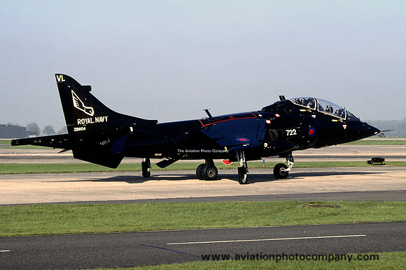 Royal Navy 899 Squadron BAE Harrier T.4 ZB604/VL722 (2001)