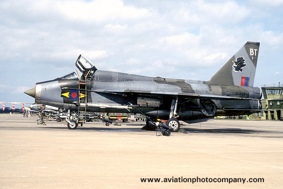 RAF 11 Squadron English Electric Lightning T.5 XS458/BT (1984)