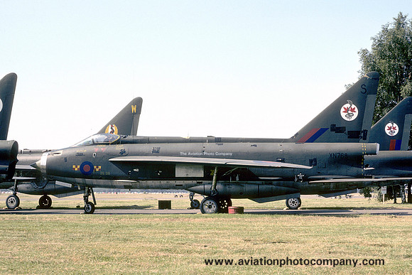 RAF ex 92 Squadron English Electric Lightning F.2 XN768 at RAF Gutersloh (1975)