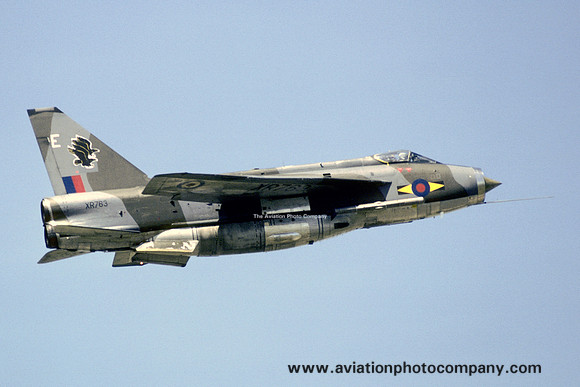 RAF 11 Squadron English Electric Lightning F.6 XR763/E (1980)