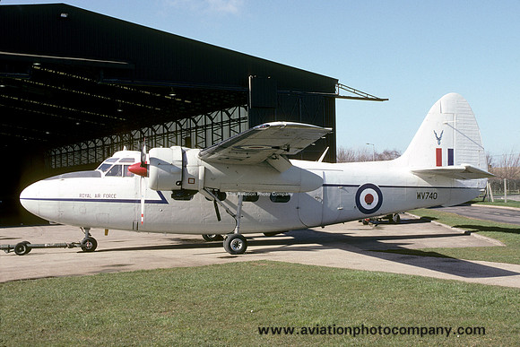 RAF Hunting Pembroke C.1 WV740 at Duxford (2001)