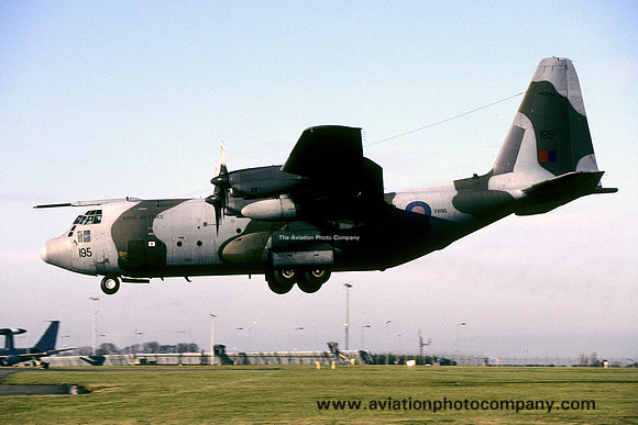 RAF LTW Lockheed C-130K Hercules C.1 XV195 at RAF Waddington (2000)