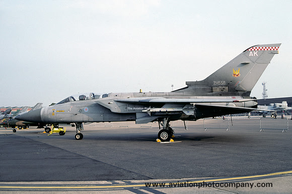 RAF 56 Squadron Panavia Tornado F.3 ZH556/AK at the Mildenhall Air Fete (2001)