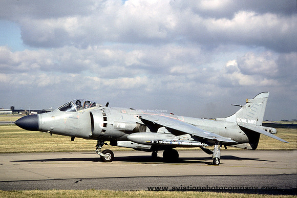 Royal Navy 899 Squadron BAE Sea Harrier F/A.2 ZH802/717 at RAF Waddington (2001)