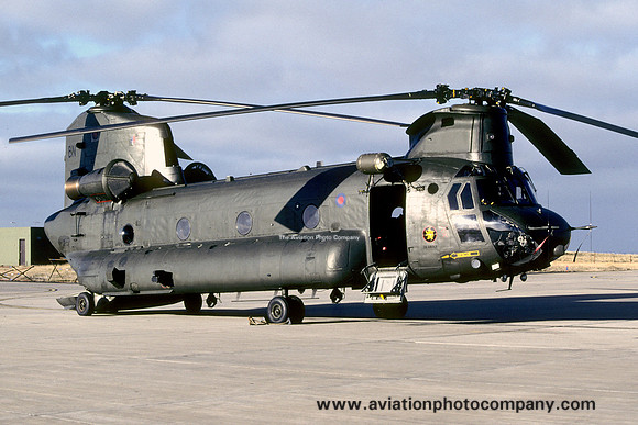RAF 78 Squadron Boeing Chinook HC.2 ZA718/BN at RAF Mount Pleasant (2001)
