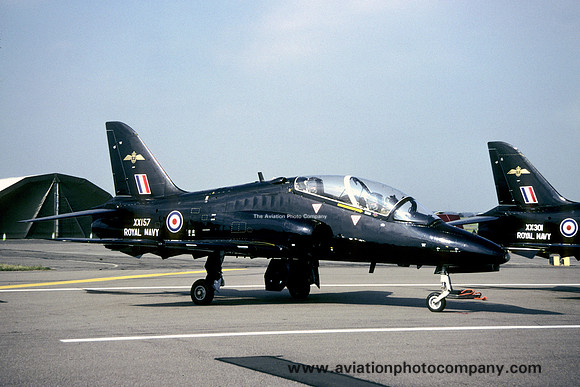 Royal Navy FRADU Hawker Siddeley Hawk T.1W XX157 at RIAT Cottesmore (2001)