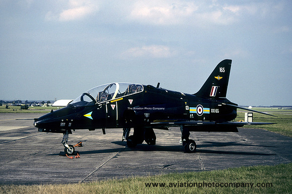 RAF 208 Squadron Hawker Siddeley Hawk T.1 XX165 at RIAT Cottesmore (2001)