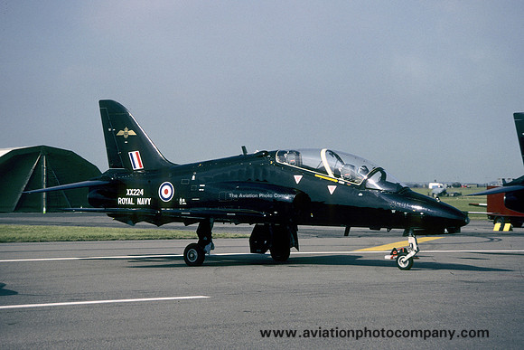 Royal Navy FRADU Hawker Siddeley Hawk T.1W XX224 at RIAT Fairford (2001)