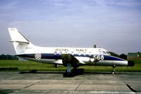 Royal Navy 750 Squadron SAL Jetstream T.2 XX487/CU568 at RIAT Cottesmore (2001)