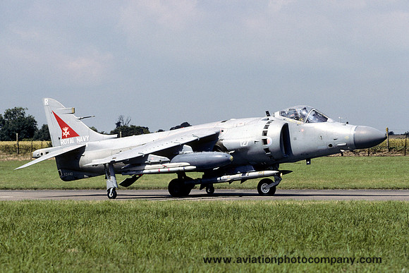 Royal Navy 800 Squadron BAE Sea Harrier F/A.2 XZ440/R127 at RIAT Cottesmore (2001)