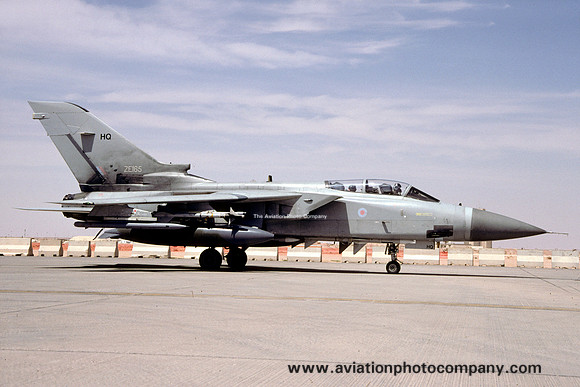 RAF 111 Squadron Panavia Tornado F.3 ZE165/HQ at Prince Sultan AB (2001)