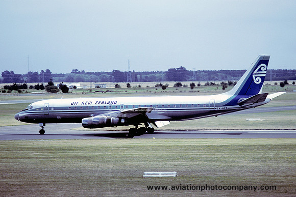 Air New Zealand Douglas DC-8-54 ZK-NZD (1980)