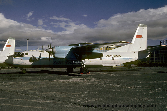 Antonov An-26 CCCP-47339 on delivery to the Cuban Air Force at Reykjavik (1979)