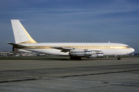 Boeing 707-138(B) N790FA at Heathrow (1979)