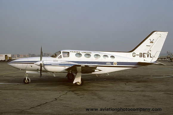 Vickers Limited Cessna 421 G-BEVL (1980)