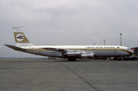 Libyan Arab Airlines Boeing 707-3L5C 5A-DAK at Heathrow (1980)