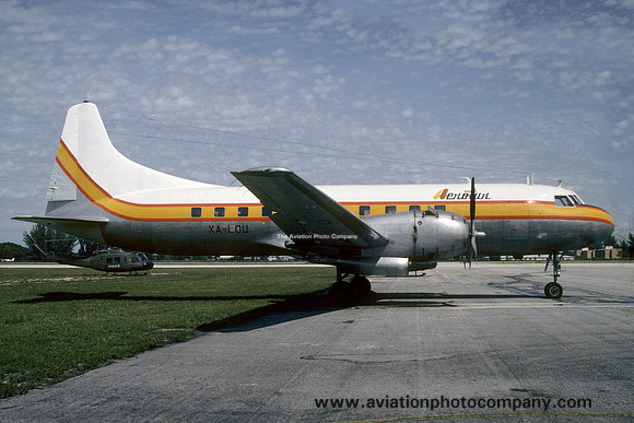 Aerotur Convair 440 XA-LOU at Opa Locka (1982)