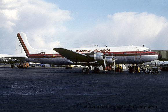 Pacific Alaska Airlines Douglas DC-6A N90782 (1977)