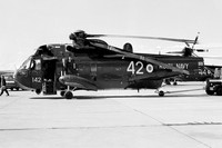 Royal Navy 826 Squadron Westland Sea King HAS.1 XV664/TG142 at RAF Lossiemouth (1976)