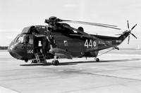 Royal Navy 826 Squadron Westland Sea King HAS.1 XV673/TG144 at RAF Lossiemouth (1976)
