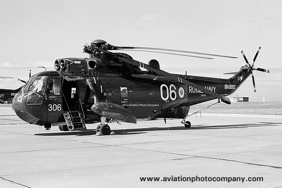 Royal Navy 819 Squadron Westland Sea King HAS.1 XV676/PW306 at RAF Lossiemouth (1976)