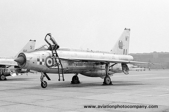 RAF 56 Squadron English Electric Lightning F.3 XP701/W at RAF Wattisham (1976)