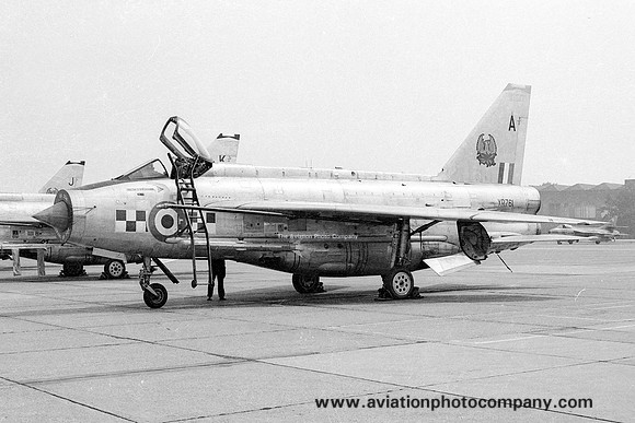 RAF 56 Squadron English Electric Lightning F.6 XR761/A at RAF Wattisham (1976)