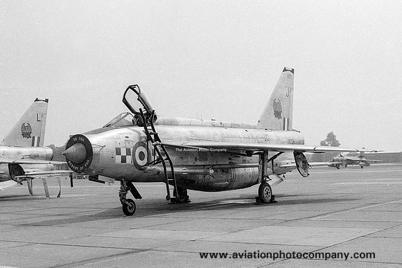 RAF 56 Squadron English Electric Lightning F.6 XR728/J at RAF Wattisham (1976)