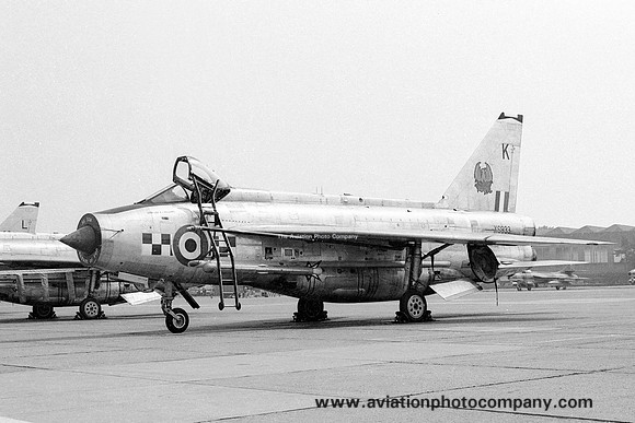 RAF 56 Squadron English Electric Lightning F.6 XS933/K at RAF Wattisham (1976)