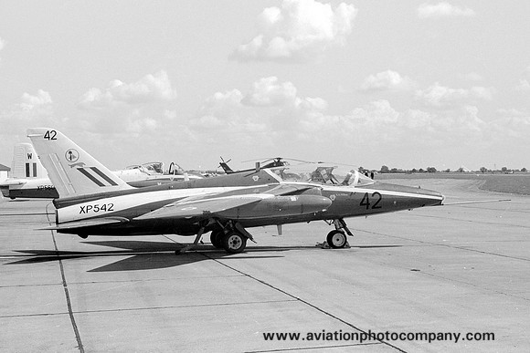 RAF 4 FTS Folland Gnat T.1 XP542/42 (1976)