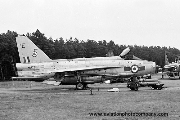 RAF 5 Squadron English Electric Lightning F.6 XR772/E (1976)