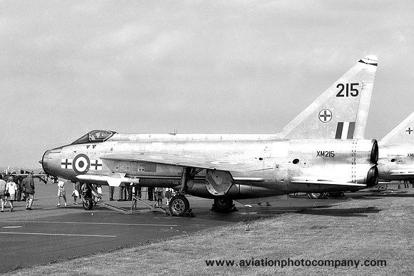 RAF 226 OCU 145 Squadron English Electric Lightning F.1A XM215