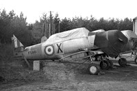 RAF Noorduyn AT-6A Harvard Mk.IIB FS881 at Blackbushe (1957)