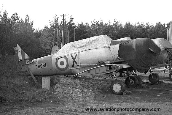 RAF Noorduyn AT-6A Harvard Mk.IIB FS881 at Blackbushe (1957)
