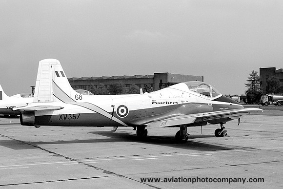RAF College Poachers BAC Jet Provost T.5 XW357/68 (1971)