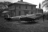 RAF Supermarine Spitfire XVI TD135 displayed at Tynemouth