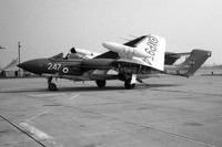 Royal Navy 893 Squadron De Havilland Sea Vixen FAW.2 XP954/V247 (1967)