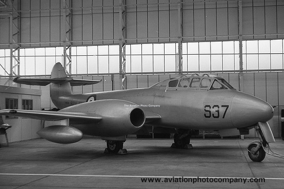 Royal Navy Brawdy Station Flight Gloster Meteor T.7 WS104