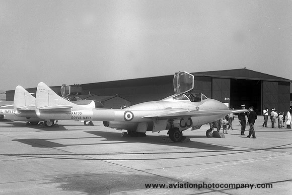 Royal Navy De Havilland Sea Vampire T.22 XA130 (1959)