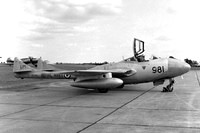 Royal Navy Lossiemouth Station Flight De Havilland Sea Vampire T.22 XG768/LM981