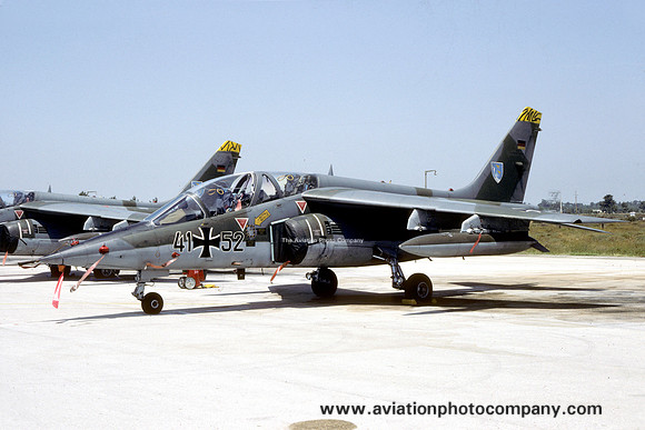 German Air Force JBG43 Dassault/Dornier Alpha Jet 41+52 (1987)